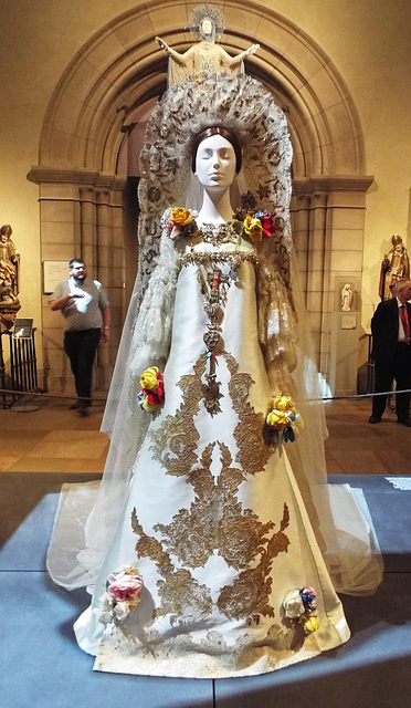 Wedding Ensemble by Christian Lacroix in the Metropolitan Museum of Art, July 2018