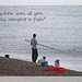Fishing is a waiting game - Seaford - 13.9.2014