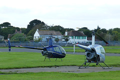 Robinson Pair at Solent Airport (1) - 3 October 2017