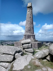 The Basset Monument, Carn Brae, Redruth and Camborne, Cornwall