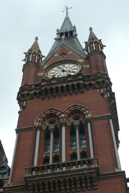 Clock Tower Of St. Pancras Station