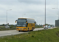 Provence Private Hire YJ67 GAX on the A11 at Barton Mills - 17 May 2021 (P1080322)