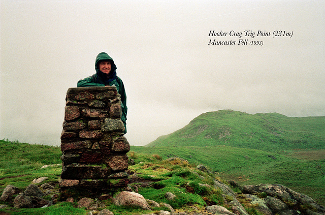 Hooker Crag Trig Point (231m) Muncaster Fell (1993)