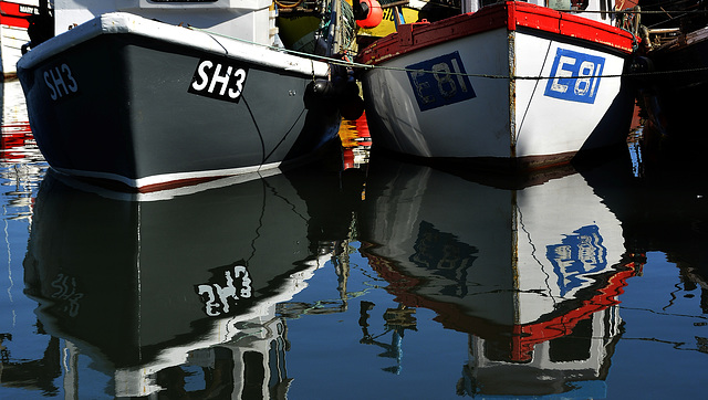Scarborough Harbour Reflections 1