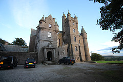Entrance Facade, Balintore Castle, Angus, Scotland