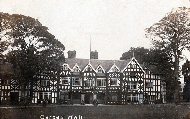 Carden Hall, Cheshire (Burnt and Demolished)