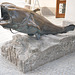 München, Sheatfish Statue at the Entrance to German Hunting and Fishing Museum
