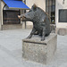 München, Wild Boar Statue at the Entrance to German Hunting and Fishing Museum