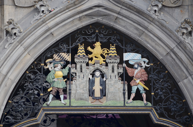 München, Town Hall Gate Decoration
