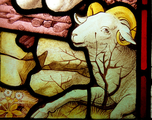 Stained Glass, Fenny Bentley Church, Derbyshire