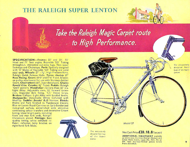 1953 Raleigh Super Lenton