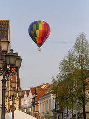 Ballon über Bückeburg