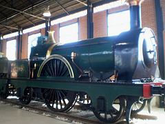 Steam locomotive of the royal train (1862).