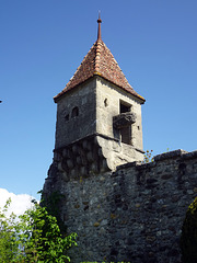 Der Turm des Verrats in Estavayer le Lac