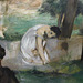 Detail of the Study for Luncheon on the Grass by Manet in the Metropolitan Museum of Art, December 2023