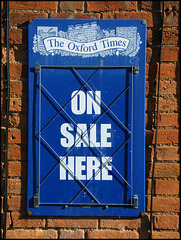 Oxford Times billboard
