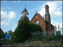 Tetsworth school chimney