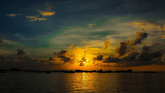 Multicoloured Sunset in Playa Ancón I, Trinidad, Cuba