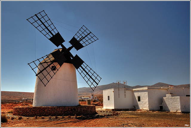 Fuerteventura - windmill at La Oliva