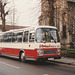 Storey's Coaches AUF 47K in Mildenhall - 7 Mar 1995