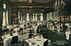 4893. Dining Room, Royal Alexandra Hotel, Winnipeg.