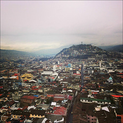 Roofs of Quito.