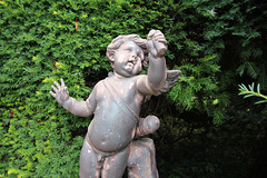 Garden statue, Melbourne Hall, Derbyshire