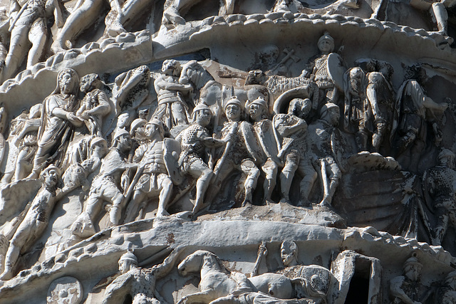 Detail of Colonna di Marco Aurelio