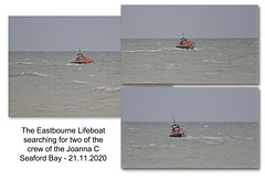 Joanna C search - Eastbourne Lifeboat - Seaford - 21 11 2020