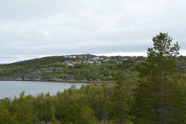 Norway, The Settlement of Alta on the Hill