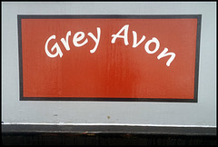 Grey Avon narrowboat