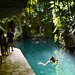 Mexico, Clear Water in the Cenotes of Hacienda Mucuyche