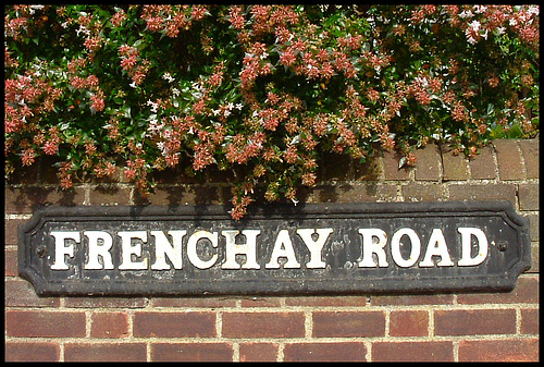 Frenchay Road sign