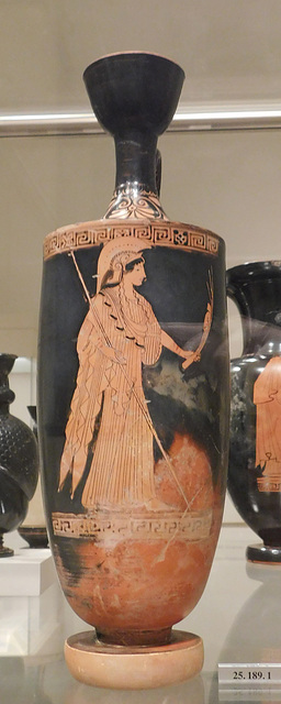 Terracotta Lekythos Attributed to the Brygos Painter in the Metropolitan Museum of Art, September 2018