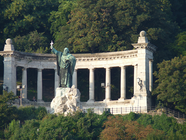 Budapest- Statue of Saint Gerhard, Gellert Hill