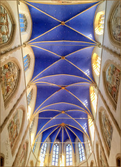 Ceiling of the Choir in the Martini Church, Groningen...