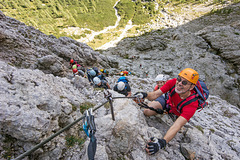 Fixed Rope Route to Pisciadù