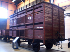 Wagon for livestock transport (1889).