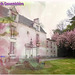 Le château de Cassemichère : collage de deux photos