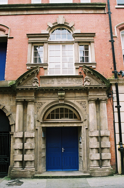 Entrance  To Mills Buildings, Plumptre Place, Lace Market, Nottingham