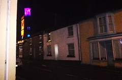 Fore Street, St Day at night
