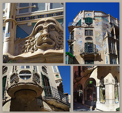 Art Nouveau building in Palma de Mallorca