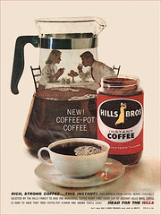 Hills Brothers Instant Coffee Ad,1960