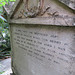 st mary's church,  lambeth, london coade stone tomb of captain william bligh +1817