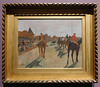 Racehorses before the Stands by Degas in the Metropolitan Museum of Art, December 2023
