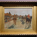 Racehorses before the Stands by Degas in the Metropolitan Museum of Art, December 2023