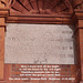 Preston Park - The clock tower inscription west face - 5 10 2023