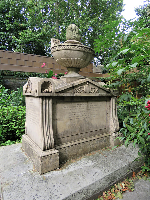 st mary's church lambeth,  coade stone tomb of captain william bligh +1817, london (10)