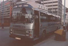 Cambridge Coach Services VAV 256X at Eccleston Bridge, London - 9 Mar 1991