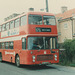 Eastern Counties  VR195 (TEX 405R) in Barton Mills - Sep 1981
